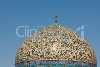Dome of Sheikh Lotf Allah Mosque, Isfahan, Iran