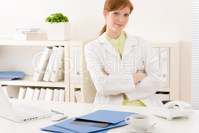 Doctor office - portrait female physician