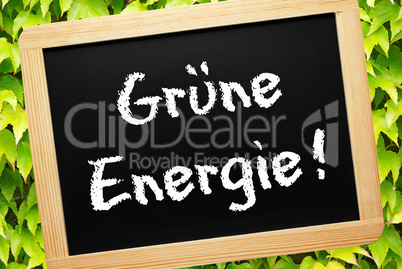 Grüne Energie ! - Öko Strom Konzept