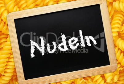 Nudeln - Konzept Tafel Nahrungsmittel
