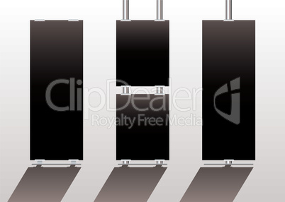 Display stands black