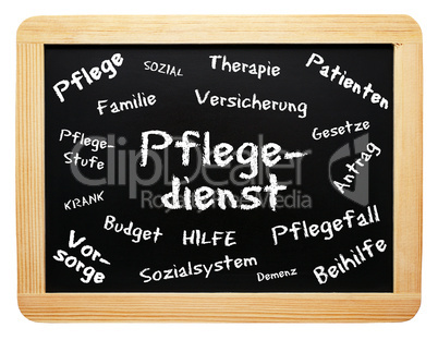 Pflegedienst - Konzept Tafel - freigestellt