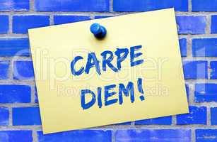 Carpe diem ! - Motivation Concept