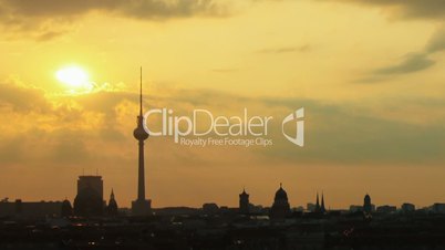 Sonnenaufgang in Berlin Zeitraffer