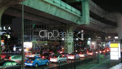 Bangkok traffic time lapse