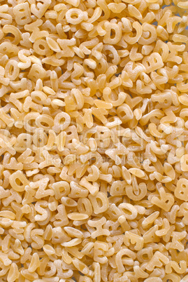 Alphabet noodle