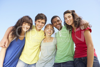 Group Of Teenage Friends