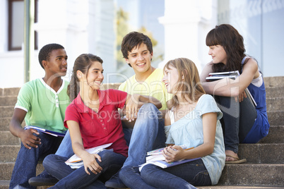 Group Of Teenage Friends