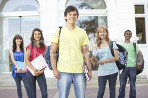 Group Of Teenage Students