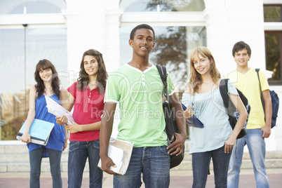 Group Of Teenage Students