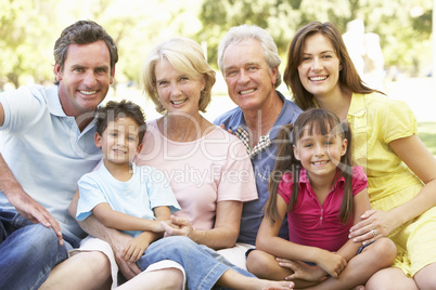 Extended Group Portrait Of Family