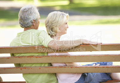 Senior Couple Sitting