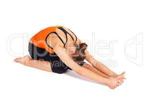 Fit Young Woman Practicing Yoga Asana