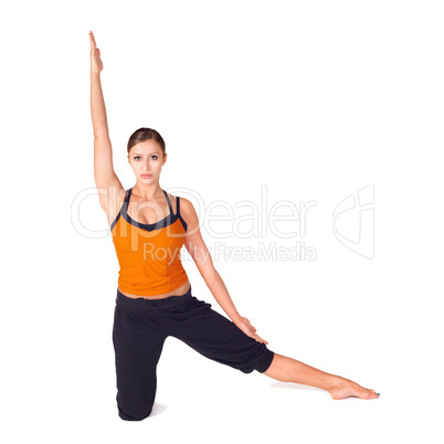 Fit Woman Practicing Yoga