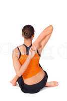 Fit Attractive Woman Practicing Yoga
