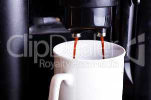 Kaffeemaschine in Betrieb 067