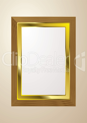 light wood picture frame