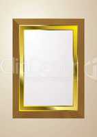 light wood picture frame