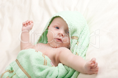 Baby Girl Toddler Stretching Arms