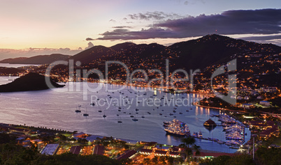 Town of Charlotte Amalie and  Harbor