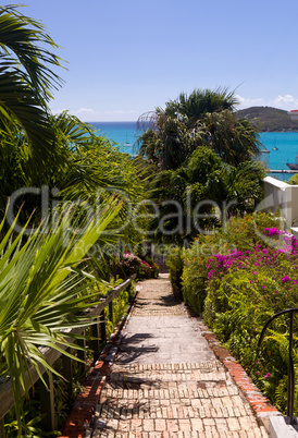 Steep 99 steps in St Thomas