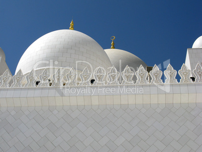 Sheikh Zayed bin Sultan Al Nahyan Moschee-Kuppeln