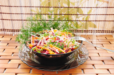 Fresh vegetable salad