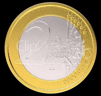 2 Euro: EU currency coin