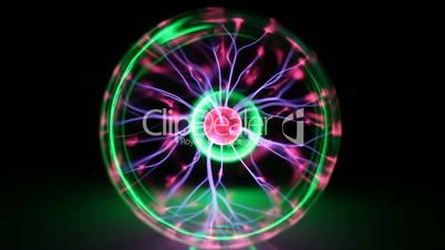 Colorful plasma ball, Bokeh