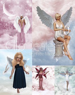 Angel collage