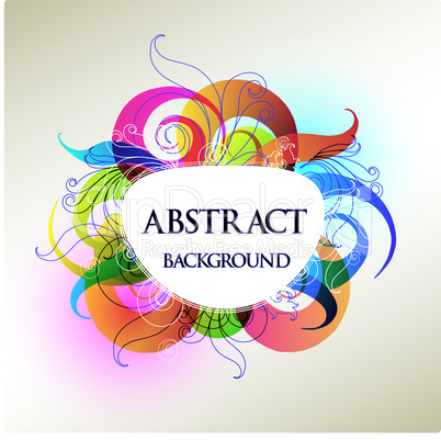 Colorful vector background  with place for your text