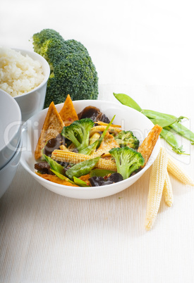 tofu beancurd and vegetables