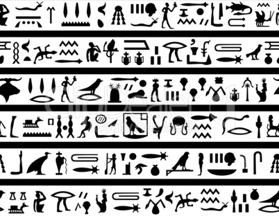 seamless hieroglyphs