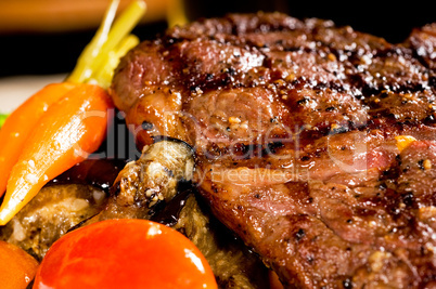 grilled ribeye steak