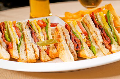 triple decker club sandwich