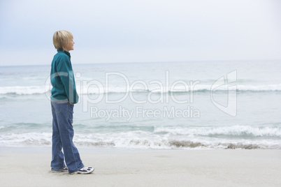 Young Boy at beach
