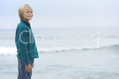 Young Boy at beach