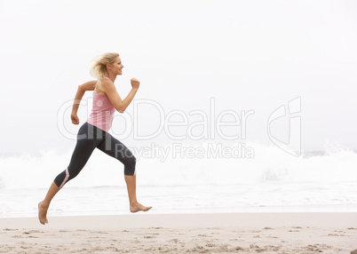 Young Woman Running