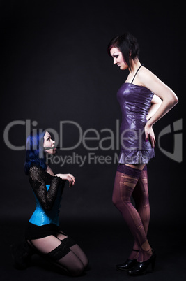Girl in dog role play fetish games