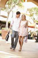 Couple Enjoying Shopping Trip Together