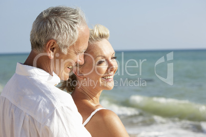 Senior Couple Enjoying Beach Holiday