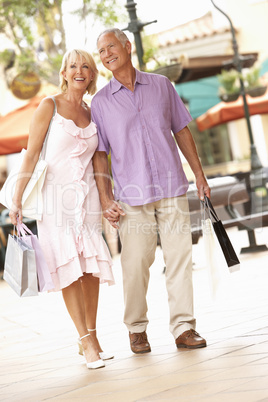 Senior Couple Enjoying Shopping Trip