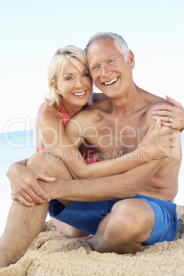 Senior Couple Enjoying Beach Holiday