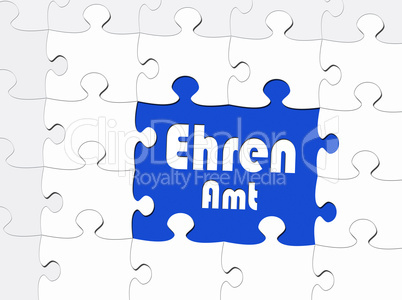 Ehrenamt - Puzzle Style