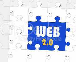 WEB 2.0 - Business Concept - Puzzle Style