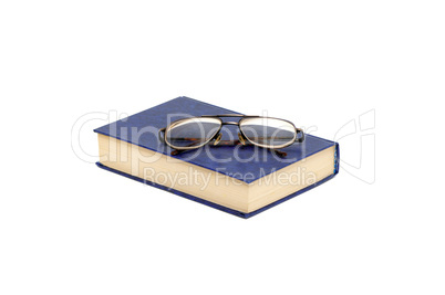 book and glasses