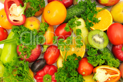 fruits and vegetables