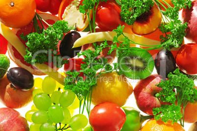 fruits and vegetables