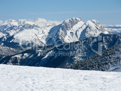 snow mountain Pyrenees