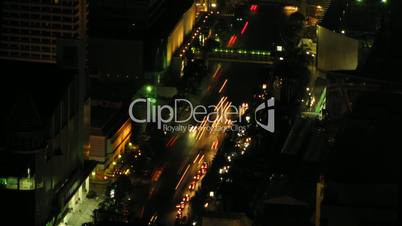 City traffic zoom time lapse 3